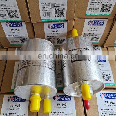 FILONG Manufacturer for MERCEDES Benz Cars Fuel Filter FF-102 0024773101 WK720 KL82 H113WK PP947/1 G9526 EP189 ST711 photo-2