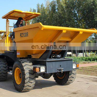 FCY30R 4x4 Wheel Drive 3ton 180 Degree Site Mini Dumper for Sale