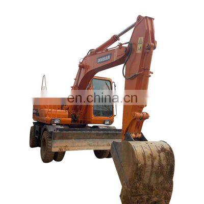 Original doosan wheel hydraulic excavator , Used doosan machine , doosan dh140 dh150