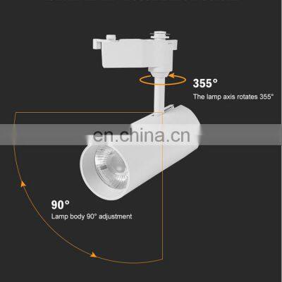 Home Office Anti Glare Aluminum Magnetic Ip20 Cob 15w 25w 38w Led Track Lighting photo-4