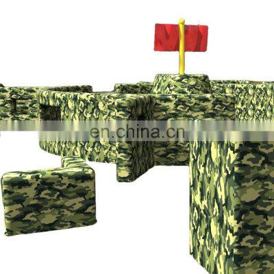 Cheap Manufacturer Inflatable Paintball Bunkers Set X Shape With High Quality