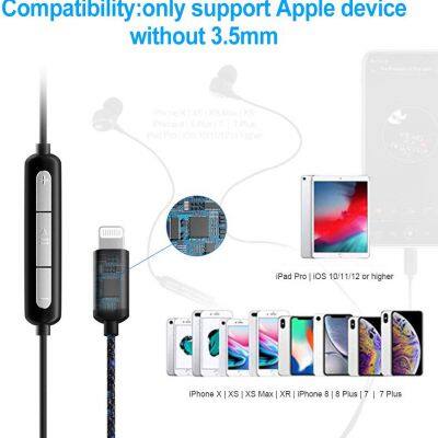 MFi Certified Lightning Headphones Earphones Earbuds Compatible IPhone 11 Pro Max IPhone X XS Max Xr photo-5