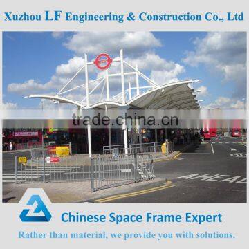 Steel structure car parking roof