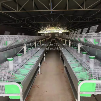 Industrial Breeding Rabbit Cages System Farm Cage 24/set photo-5