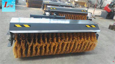 China wheel loader Angle Broom,angle sweeper for skid steer loader