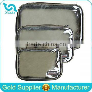 Clear PVC Cosmetic Bag Transparent Pvc Cosmetic Bag Waterproof PVC Cosmetic Bag Set