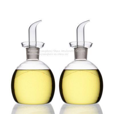 Customized Borosilicate Glass Olive Oil Vinegar Bottle Glass Oil Cruet With Spout photo-2