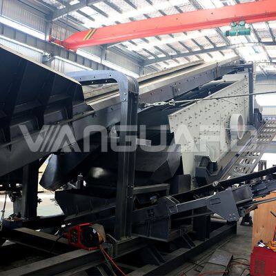 Sand stone soild gravel aggregate rotary sand gravel screening plant vibrating screen separator price