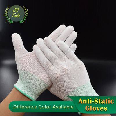 Anti-Static Golves With Plastic of Finger Handmake Gloves Protect Gloves photo-4