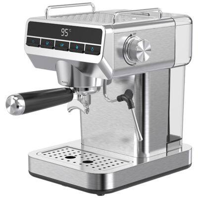 Tenfly Coffee Machine Factory Logo Custom, Home Semi-automatic Espresso Machine, Stainless Steel Italy Espresso Coffee Maker