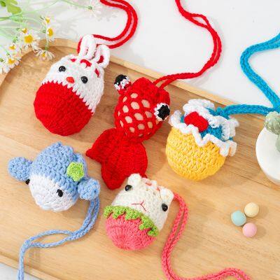 Set of Cute and Colorful Easter Egg and Pocket