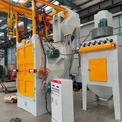 High Performance Abrasive Burnish Spinner Hanger Shot Blasting Machine for Cleaning Metal
