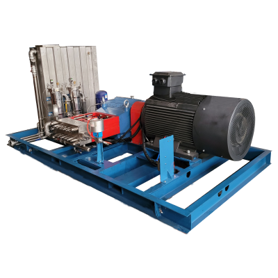 Ultra High Pressure Waterjet System for Ship Deck Rust Removal