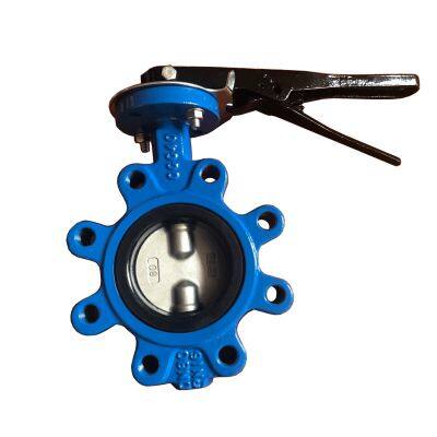 PN16 DN200 GGG50 Cast Iron Flange Butterfly Valve Manual Gear Turbine Electric Operation Butterfly Valve photo-2