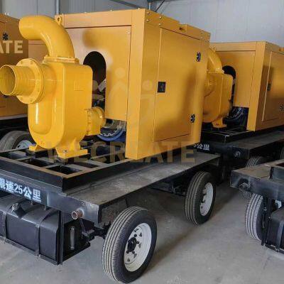 Mobile Trailer-mounted Self-priming Sewage Pump