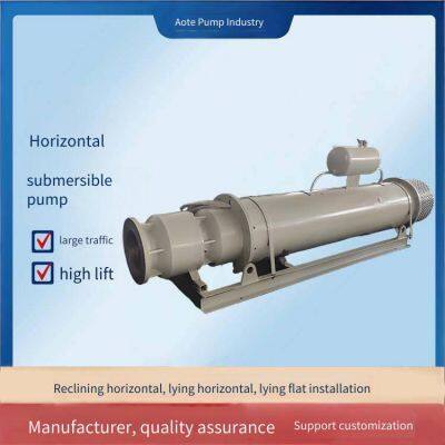 Oblique Horizontal Submersible Pump, Coupled Installation, Used for Mine and Pit Drainage, Corrosion-resistant