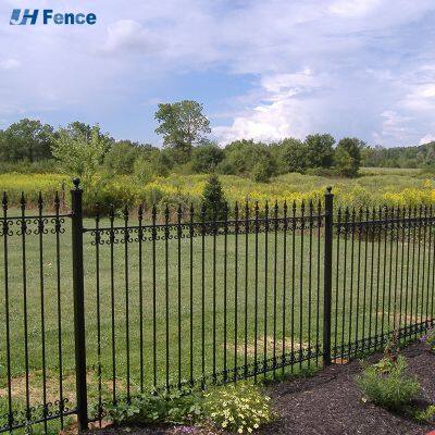 Maßgeschneiderter Zinkstahl-Geländer für Außenanlagen, Gärten, Balkone. Fabrikdekoration. Zinkstahl-Zäune für Höfe photo-3