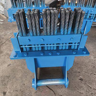Прицепной стальной щет для экскаватора, завод по индивидуальному производству трехрядных и четырехрядных щет для очистки подошвы тоннеля