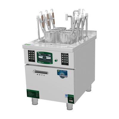 Smart Induction Lifting Pasta Cooker Commercial Automatic Lift Noodle Boiler for Restaurant