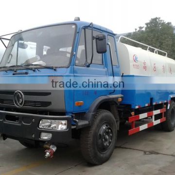 2015 Factory Supply Dongfeng 10M3 high pressure water jet cleaning truck