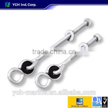 Machidize Plated Nylon Bush Swing Hanger Nut Bolt