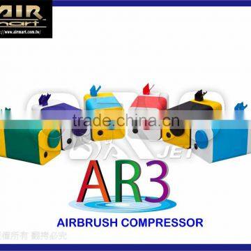 Taiwan Made Model No AR3 for Nail Art and Makeup AIRBRUSH MINI AIR COMPRESSOR photo-4