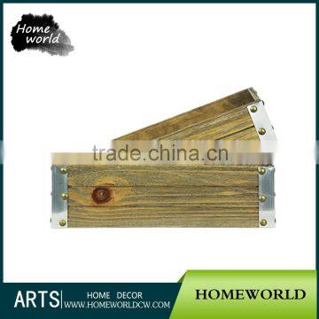Small Wooden Crates/Cheap Wooden Wine Crates for Sale/Planter Crates for Garden Usage photo-3