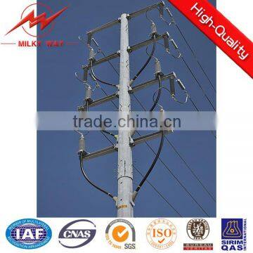 110kv single-circuit angle power pole