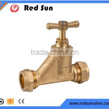 HR4040 Factory Manufacture Forged Brass Handle Water Stop Valve