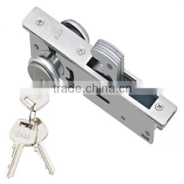 Good quality iron or zinc alloy material aluminium door security mortise hook lock for door series