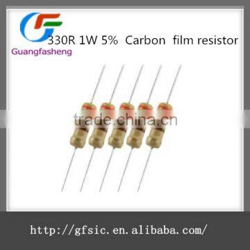 330R 1W 5% Carbon film resistor