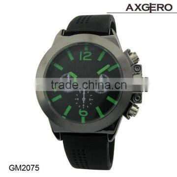 New Coming Sports Watch, Wrist Watch for Men/women, Rubber Band With Alloy Case Watch