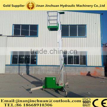 Single mast Aluminum alloy work platform for construction