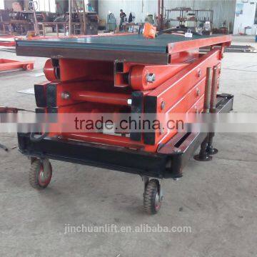 1.35~16m, 0.3 Ton Hydraulic Motorcycle Mobile Small Mini Scissor Lift Table With Roller on Sale SJY0.3-16 photo-3