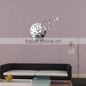 2015 New Style DIY Butterfly Wall Clock Theme photo-2
