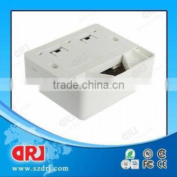 cat5e double ports surface mount box