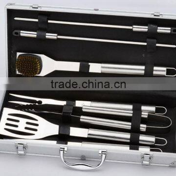 yangjiang factory manufacture high quality stainless steel barbecue tool for picnic outdoor