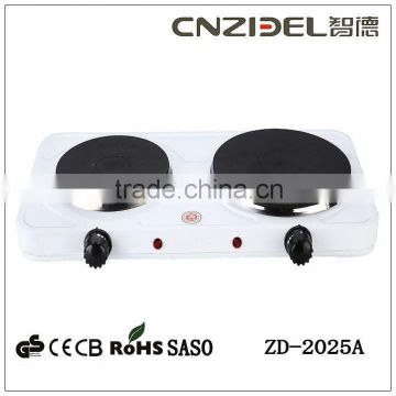 Double Solid Electric Hot Plate