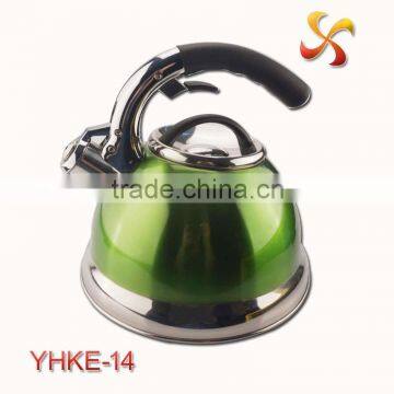 2.5L water boil kettle with full color coating tea pot