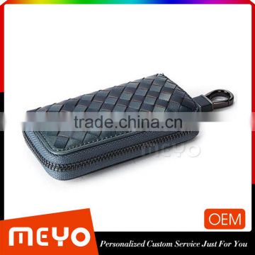 Popular housekeeper PU key purse with zipper