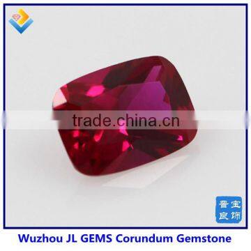 High Quality heat-resistant corundum stone , Octagon cut ruby 3# gemstone