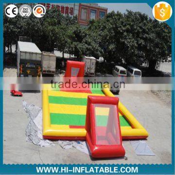 Outdoor Inflatable Soccer Field, Inflatable Football Pitch, Inflatable Football Arena / Court For Sale