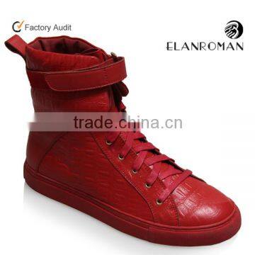 Popular high cut sneaker shoe for men fashion sneaker for new design