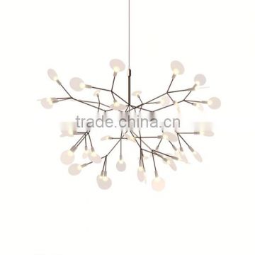 acrylic flower hanging pendant light