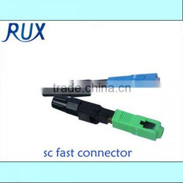 sc/pc high reliability ftth fast cable connector