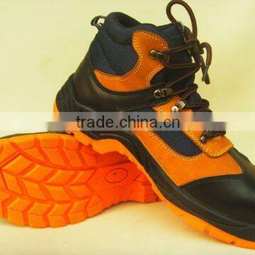 rubber+Pu sole safety shoe3002