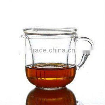 Heat resistant borosilicate glass tea set