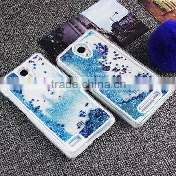 Keno Glittering Star Liquid Case Back Cover for Xiaomi Redmi Note 2 photo-5