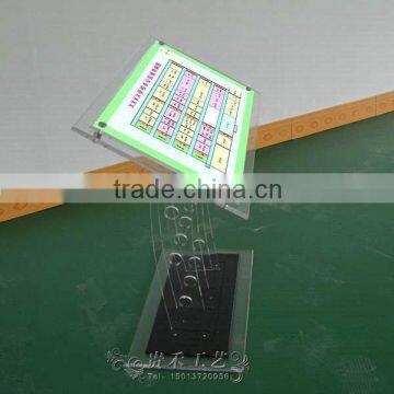 Acrylic Floor Plate, Floor Index Cards, Index Cards Building Plan photo-3