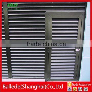 Custom Aluminum Fixed Louver Door photo-3